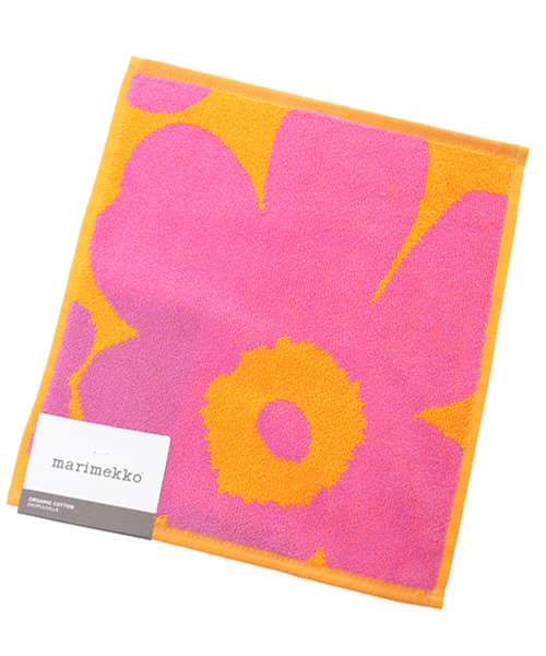 marimekko（マリメッコ）の「Mini Unikko/MINI TOWEL（ハンカチ/ハンドタオル・レディース・ライム/オレンジ/ブルー/ブラック/レッド/ダークグリーン/ボルドー・FREE）」の7枚目の写真