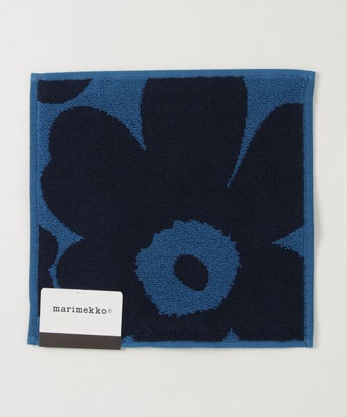 marimekko(マリメッコ)の「Mini Unikko/MINI TOWEL(ハンカチ/ハンドタオル)」|ブルー