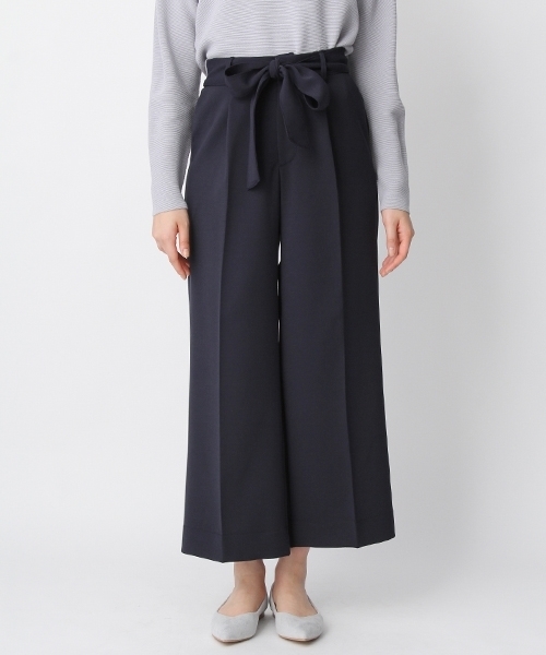 Andemiu(アンデミュウ)の「リボンツキタックワイドパンツ756657(その他パンツ・レディース・インディゴブルー/ネイビー/ライトブルー・SMALL/MEDIUM)」の7枚目の写真