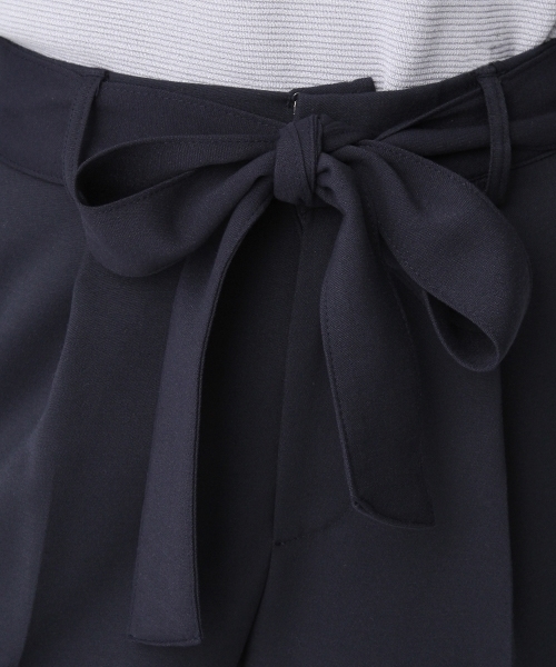 Andemiu(アンデミュウ)の「リボンツキタックワイドパンツ756657(その他パンツ・レディース・インディゴブルー/ネイビー/ライトブルー・SMALL/MEDIUM)」の15枚目の写真