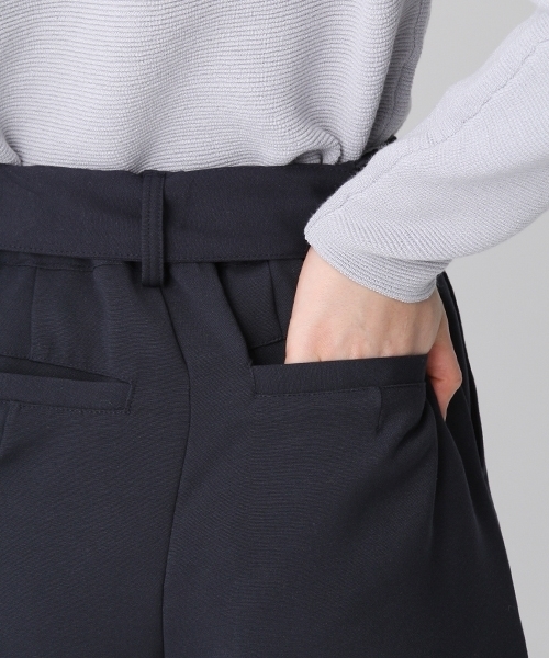 Andemiu(アンデミュウ)の「リボンツキタックワイドパンツ756657(その他パンツ・レディース・インディゴブルー/ネイビー/ライトブルー・SMALL/MEDIUM)」の9枚目の写真