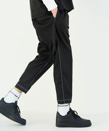 MONKEY TIME | ＜monkey time＞ WHITE STICH DRROPED ANKLE/アンクルパンツ(その他パンツ)