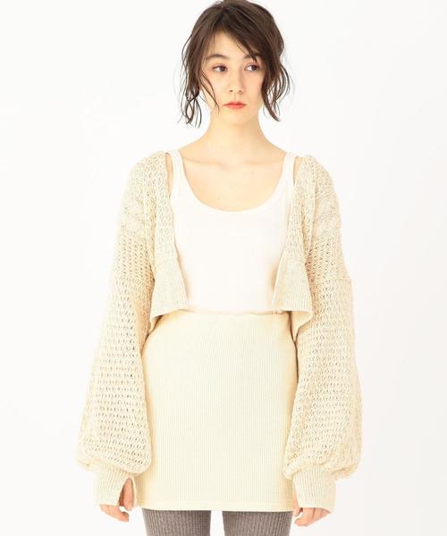 Another Edition（アナザーエディション）の「バック変形ボレロ（カーディガン/ボレロ・レディース・ナチュラル/ライトピンク・フリー）」の5枚目の写真