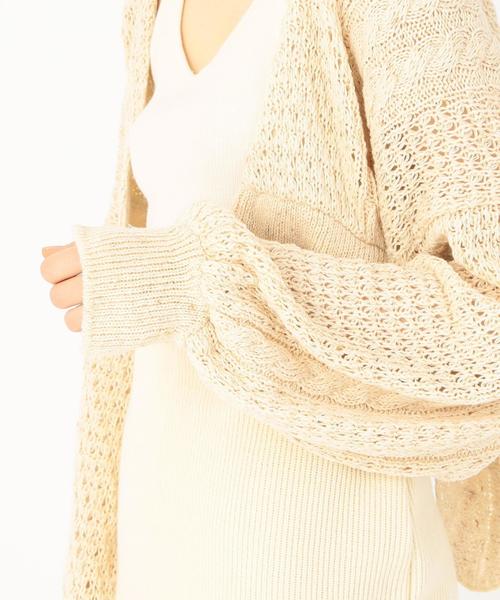 Another Edition（アナザーエディション）の「バック変形ボレロ（カーディガン/ボレロ・レディース・ナチュラル/ライトピンク・フリー）」の7枚目の写真