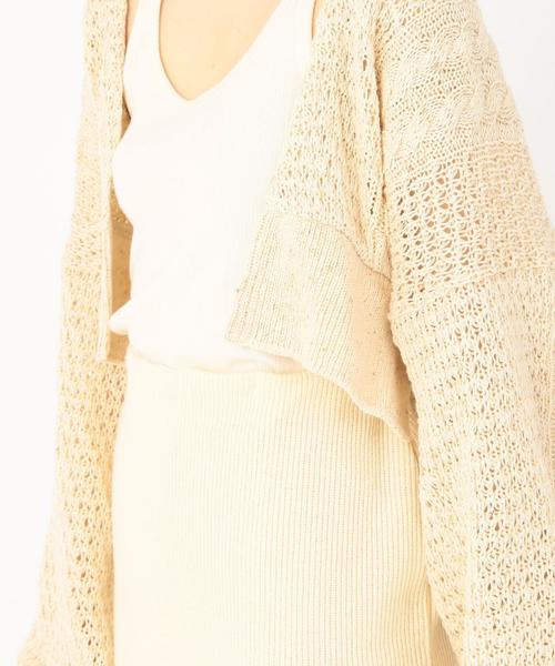 Another Edition（アナザーエディション）の「バック変形ボレロ（カーディガン/ボレロ・レディース・ナチュラル/ライトピンク・フリー）」の14枚目の写真