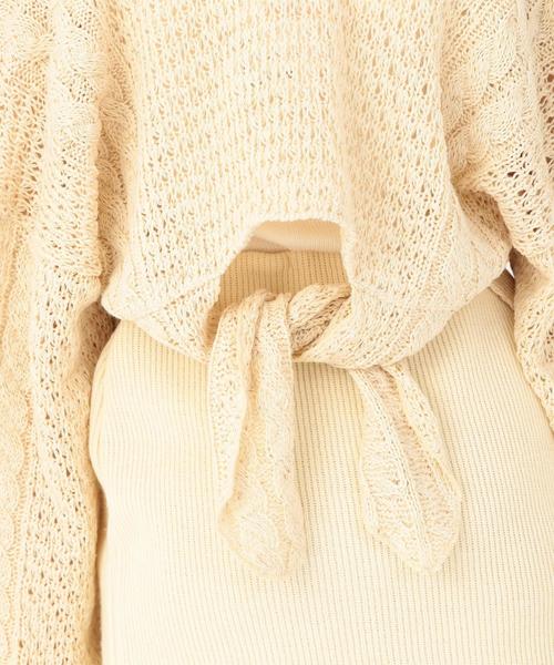 Another Edition（アナザーエディション）の「バック変形ボレロ（カーディガン/ボレロ・レディース・ナチュラル/ライトピンク・フリー）」の15枚目の写真