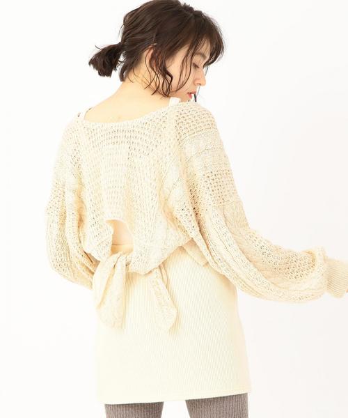 Another Edition（アナザーエディション）の「バック変形ボレロ（カーディガン/ボレロ・レディース・ナチュラル/ライトピンク・フリー）」の16枚目の写真