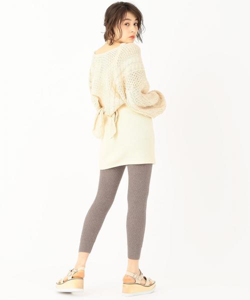 Another Edition（アナザーエディション）の「バック変形ボレロ（カーディガン/ボレロ・レディース・ナチュラル/ライトピンク・フリー）」の8枚目の写真