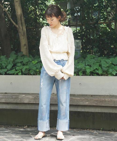 Another Edition（アナザーエディション）の「バック変形ボレロ（カーディガン/ボレロ・レディース・ナチュラル/ライトピンク・フリー）」の20枚目の写真