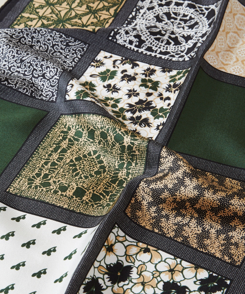 manipuri（マニプリ）の「Manipuri Patchworkｽｶｰﾌ45（バンダナ