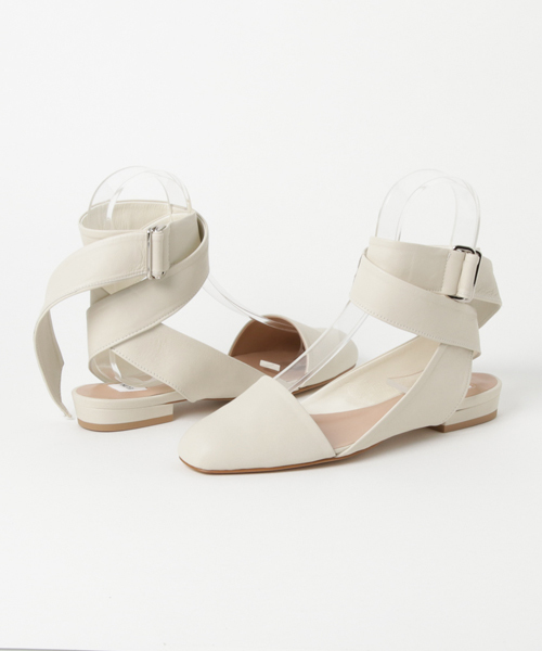 ELIN（エリン）の「[ELIN]Lamb ballet shoes（バレエシューズ・レディース・ホワイト系その他/ブラウン/ブラック・24.0cm/24.5cm/23.5cm）」の2枚目の写真
