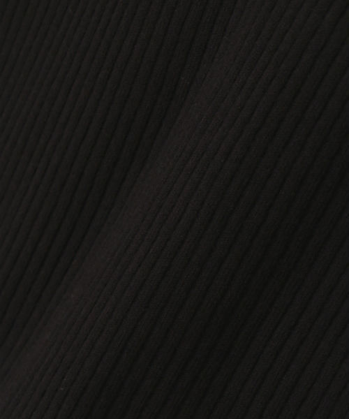 NATURAL BEAUTY BASIC（ナチュラルビューティーベーシック）の「フレアスリーブリブニット（ニット/セーター・レディース・ブラック/ホワイト系その他/レッド・MEDIUM）」の9枚目の写真