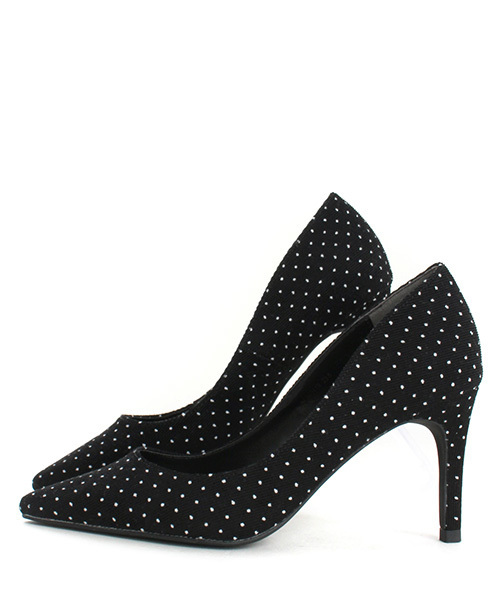 RANDA(ランダ)の「スクエアトゥプレーンパンプス(パンプス・レディース・プラム/ブラック/ダークブラウン/ベージュ系その他/ドット/ライラック/ライトブルー/ベージュ・22/22.5/23/23.5/24/24.5/25/25.5)」の13枚目の写真