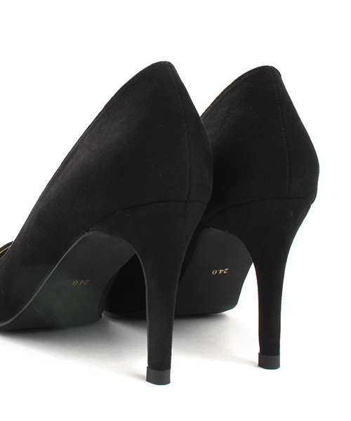 RANDA(ランダ)の「スクエアトゥプレーンパンプス(パンプス・レディース・プラム/ブラック/ダークブラウン/ベージュ系その他/ドット/ライラック/ライトブルー/ベージュ・22/22.5/23/23.5/24/24.5/25/25.5)」の17枚目の写真