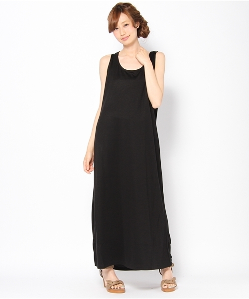 UNITED ARROWS（ユナイテッドアローズ）の「UAC LYO/PONTE MAX OP§（ワンピース・レディース・ブラック/ライトグレー・フリー）」の2枚目の写真