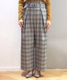 le.coeur blanc | タックDカンベルトワイドパンツ(その他パンツ)