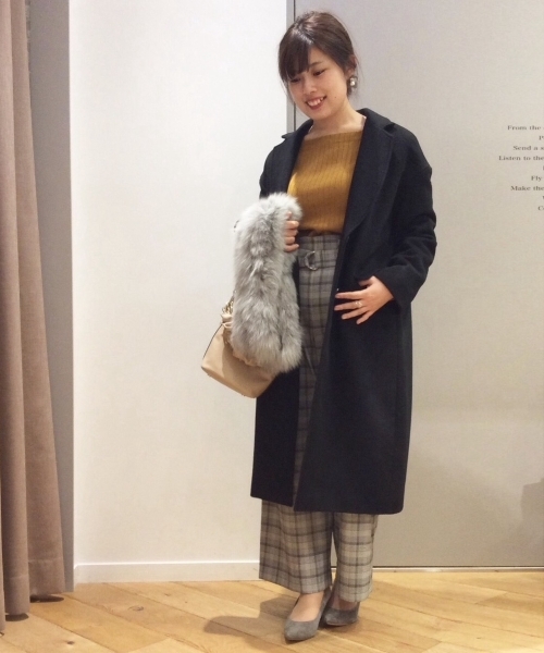 le.coeur blanc(ルクールブラン)の「タックDカンベルトワイドパンツ(その他パンツ・レディース・ライトグレー/ネイビー/ブラック系その他/ブラウン系その他2・SMALL/MEDIUM)」の17枚目の写真