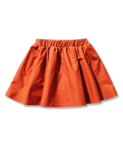 devirock（デビロック）の「インナーパンツ付きミニ丈ボリュームギャザースカート（スカート・キッズ・カーキ/ブラック/ピンク系その他/オレンジ系その他/ベージュ/イエロー系その他/パープル系その他・100cm/130cm/110cm/140cm/150cm/160cm/120cm）」の14枚目の写真