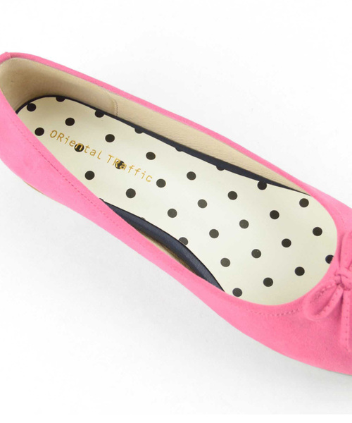 ORiental TRaffic（オリエンタルトラフィック）の「春夏★スクエアバレエシューズ★8113（バレエシューズ・レディース・ピンク/ホワイト/ブラック/ブルー・38/39/42/40/35/37/41/34/36）」の9枚目の写真