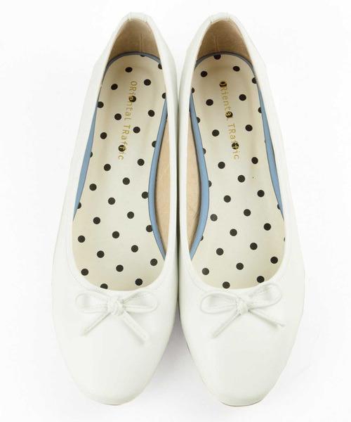 ORiental TRaffic（オリエンタルトラフィック）の「春夏★スクエアバレエシューズ★8113（バレエシューズ・レディース・ピンク/ホワイト/ブラック/ブルー・38/39/42/40/35/37/41/34/36）」の13枚目の写真