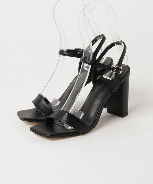 CHARLES & KEITH（チャールズ & キース）の「スクエアトゥ サンダル / SQUARE TOE SANDALS（サンダル・レディース・ブラック/シルバー・25cm/23cm/22.5cm/24.5cm/23.5cm）」の18枚目の写真
