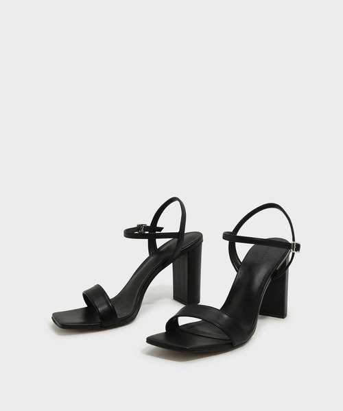 CHARLES & KEITH（チャールズ & キース）の「スクエアトゥ サンダル / SQUARE TOE SANDALS（サンダル・レディース・ブラック/シルバー・25cm/23cm/22.5cm/24.5cm/23.5cm）」の15枚目の写真