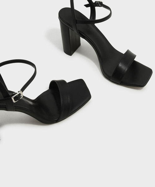 CHARLES & KEITH（チャールズ & キース）の「スクエアトゥ サンダル / SQUARE TOE SANDALS（サンダル・レディース・ブラック/シルバー・25cm/23cm/22.5cm/24.5cm/23.5cm）」の13枚目の写真