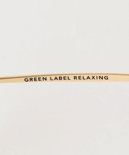 green label relaxing（グリーンレーベルリラクシング）の「SC メタルフレームクリアレンズ メガネ ◆（メガネ・レディース・ブラウン/ブラック・FREE）」の8枚目の写真