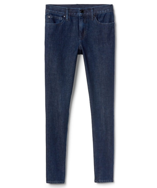 GAP(ギャップ)の「Gap ミッドライズ スーパースリミング トゥルースキニージーンズ(デニムパンツ・レディース・ダークインディゴブルー・23/24/25/26/27/28/29)」の5枚目の写真