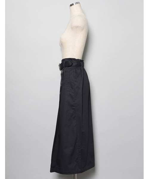 Re:EDIT（リエディ）の「綿ツイルフロントタックセミタイトスカート（スカート・レディース・ベージュ/ネイビー/ライトベージュ/カーキ・MEDIUM）」の6枚目の写真