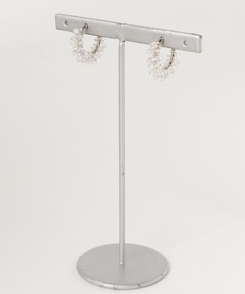 tone(トーン)の「【marinaJEWELRY】SV/Crystal Quartz pave earringSS(イヤリング・レディース・その他・S)」の4枚目の写真