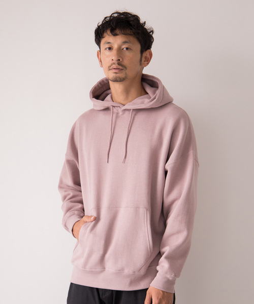 koe(コエ)の「TC裏起毛 ビッグシルエットプルパーカー ●(パーカー・メンズ・ピンク/ロイヤルブルー/ホワイト/ベージュ/ブラック・M/L)」の5枚目の写真