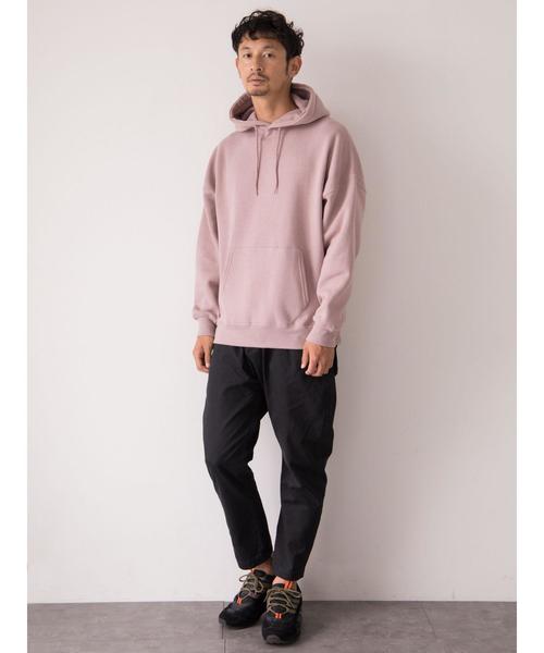 koe(コエ)の「TC裏起毛 ビッグシルエットプルパーカー ●(パーカー・メンズ・ピンク/ロイヤルブルー/ホワイト/ベージュ/ブラック・M/L)」の14枚目の写真