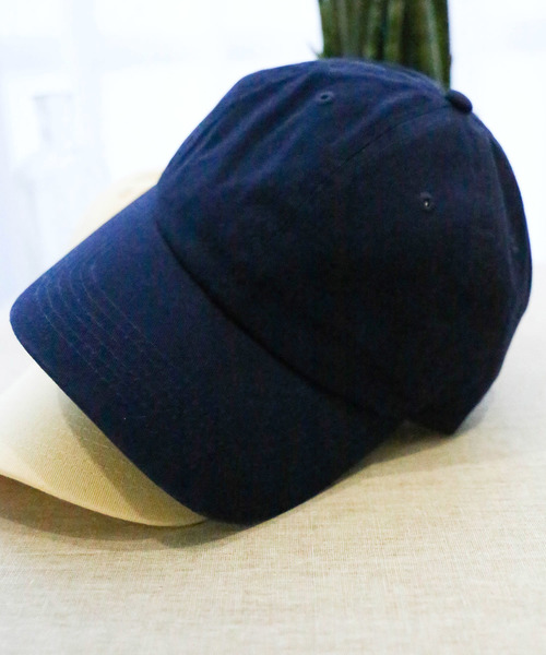 WEGO(ウィゴー)の「WEGO/無地ローキャップ(キャップ・メンズ・ブラック/ベージュ/ダークインディゴブルー/ダークオレンジ/ダークベージュ/カーキ/ブルー/ライトパープル/パープル/キャメル/ネイビー/ライトピンク/ライトイエロー/レッド/ワイン/ホワイト・FREE)」の8枚目の写真