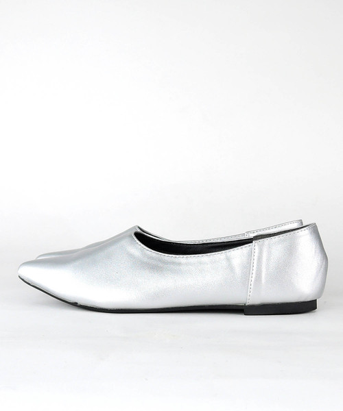 minia（ミニア）の「ポインテッドバブーシュ  [ minia ]（パンプス・レディース・ブラック/ブラウン/パイソン/グレー/シルバー/ホワイト・S/M/L/LL）」の20枚目の写真