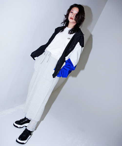 WEGO(ウィゴー)の「WEGO/ジャガードカットスリットスカート(スカート・レディース・ブラウン/杢グレー/アイボリー・FREE)」の16枚目の写真