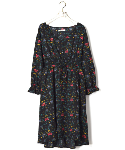 w closet（ダブルクローゼット）の「イレヘムプリントワンピース..（ワンピース・レディース・ブラック系その他/ドット・FREE）」の2枚目の写真