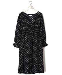 w closet | イレヘムプリントワンピース..(ワンピース)