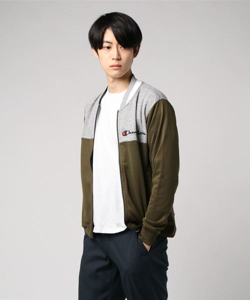 Champion（チャンピオン）の「【Champion/チャンピオン】メンズ TRAINING ジャケット（その他アウター・メンズ・レッド系その他6/カーキ/グレー/ブラック/ネイビー・LARGE/X-LARGE/MEDIUM）」の3枚目の写真