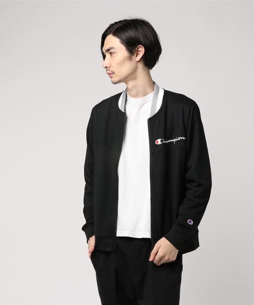 Champion（チャンピオン）の「【Champion/チャンピオン】メンズ TRAINING ジャケット（その他アウター・メンズ・レッド系その他6/カーキ/グレー/ブラック/ネイビー・LARGE/X-LARGE/MEDIUM）」の2枚目の写真