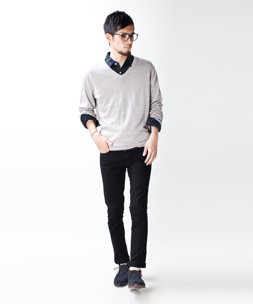 NANO universe（ナノユニバース）の「April77（エイプリル77）/ DOOM BLACK（デニムパンツ・メンズ・ブラック・26/27/28/29/30/31/32/25/24）」の13枚目の写真