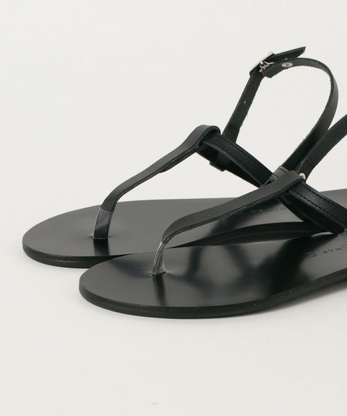 Ray BEAMS（レイビームス）の「NICOLAS LAINAS / フラット トング サンダル（サンダル・レディース・ブラック/ゴールド・38/35/36/37）」の17枚目の写真
