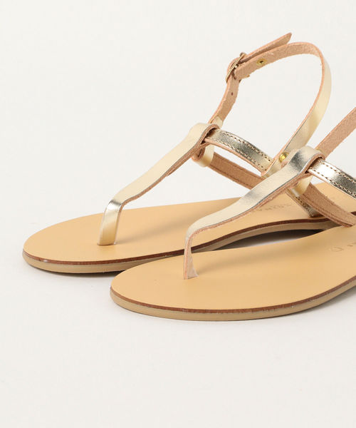 Ray BEAMS（レイビームス）の「NICOLAS LAINAS / フラット トング サンダル（サンダル・レディース・ブラック/ゴールド・38/35/36/37）」の12枚目の写真