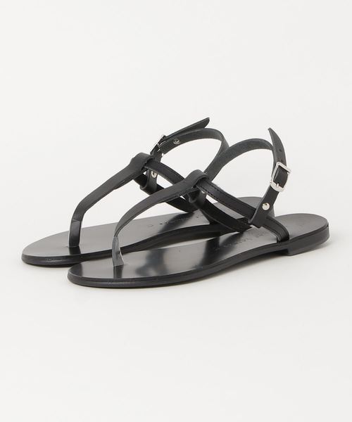 Ray BEAMS（レイビームス）の「NICOLAS LAINAS / フラット トング サンダル（サンダル・レディース・ブラック/ゴールド・38/35/36/37）」の7枚目の写真