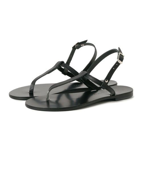 Ray BEAMS（レイビームス）の「NICOLAS LAINAS / フラット トング サンダル（サンダル・レディース・ブラック/ゴールド・38/35/36/37）」の5枚目の写真