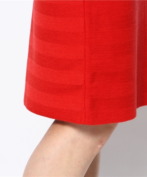 Ray BEAMS（レイビームス）の「□Ray BEAMS / ボーダー編 ニットタイトスカート（スカート・レディース・ブラック/レッド/その他1・0/1）」の8枚目の写真