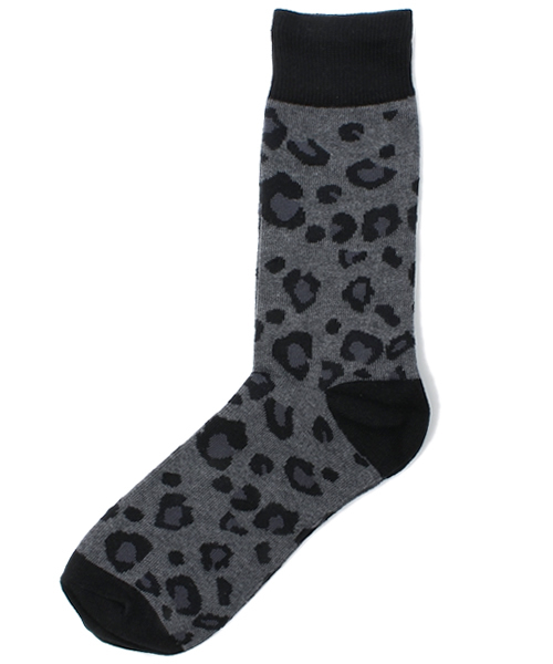 Kastane（カスタネ）の「レオパードソックス（ソックス/靴下・レディース・ブルー/ブラック・FREE）」の2枚目の写真