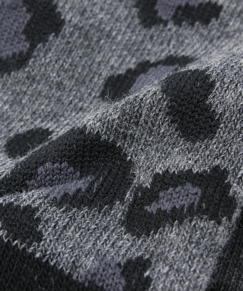 Kastane（カスタネ）の「レオパードソックス（ソックス/靴下・レディース・ブルー/ブラック・FREE）」の5枚目の写真