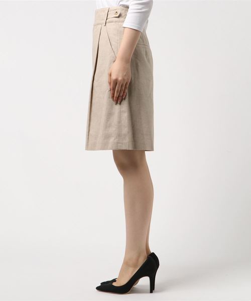 INTERPLANET(インタープラネット)の「フレンチリネンショートパンツ(その他パンツ・レディース・ベージュ/レンガ・SMALL/MEDIUM)」の3枚目の写真