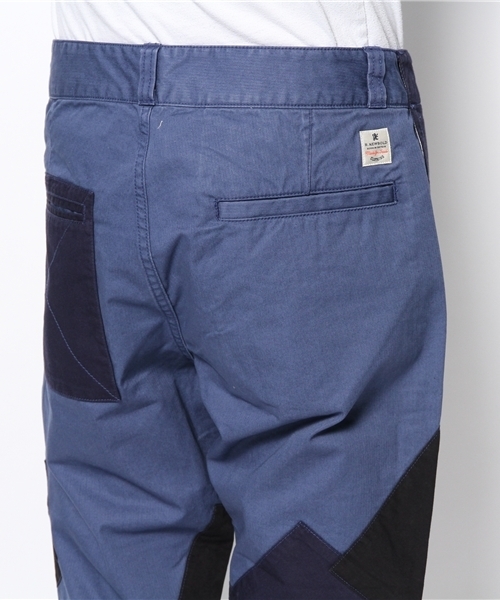 R.NEWBOLD（アールニューボールド）の「OLD&NEW/PATCHWORK CHINO TR/145000（その他パンツ・メンズ・ベージュ系その他/ブルー・LARGE/X-LARGE/MEDIUM/SMALL）」の12枚目の写真